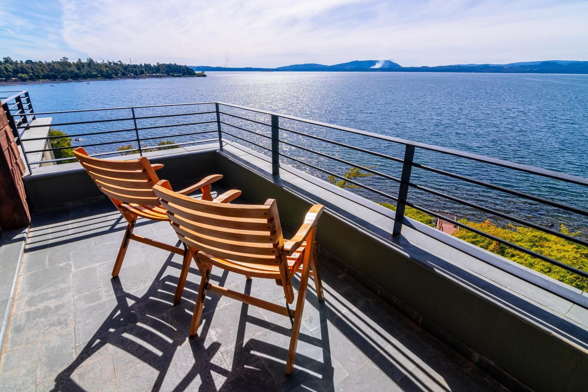 Park Lake Luxury Hotel Pucón Εξωτερικό φωτογραφία View from the rooftop